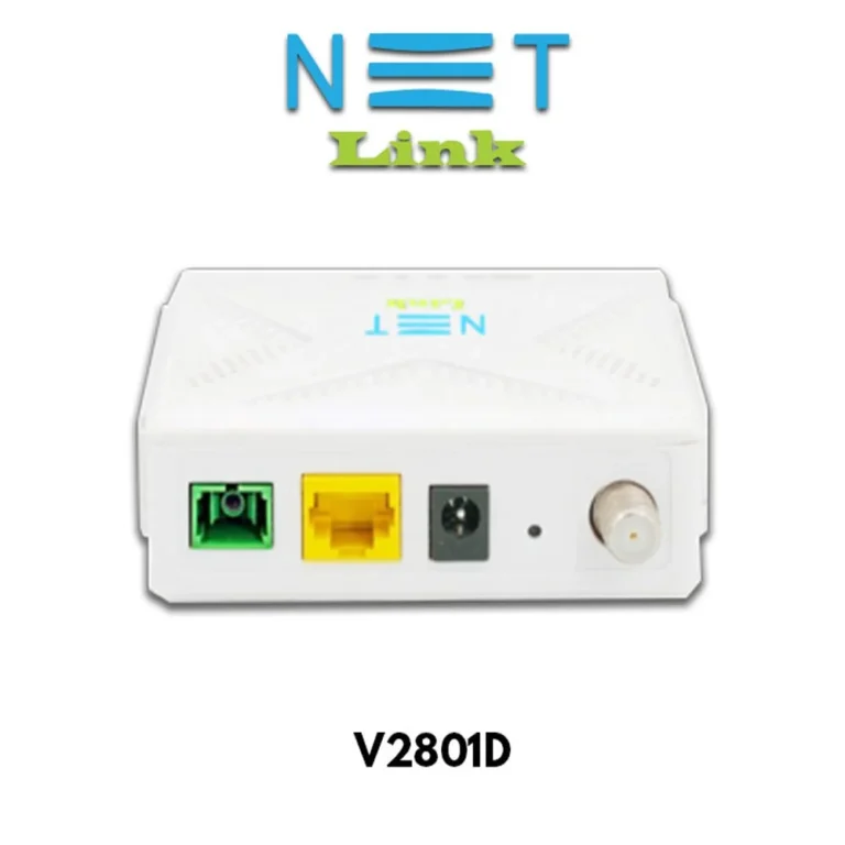 NETLINK V2801D XPON ONT | 1GE + CATV | Dual Mode GPON/EPON | Compact FTTH ONU