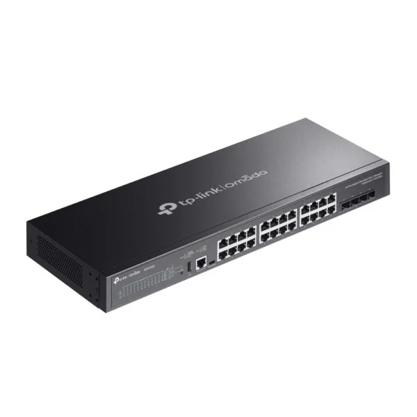 TP-LINK SG5428X Omada 24-Port Gigabit Stackable Lite L3 Managed Switch with 4× 10G Slots 4