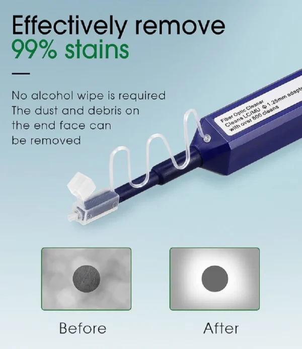 Optic Cleaner Pen – Manual Fiber Optic Cleaning Tool 5