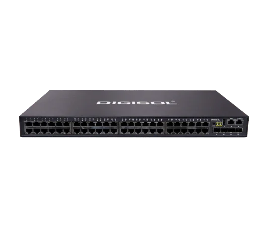 DIGISOL DG-GS4652HP-XS – 48 Port Layer 2+ Access PoE Switch with 10G Uplinks