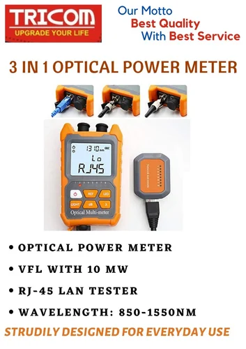 Tricom TR-709 Optical Power Meter with VFL 4