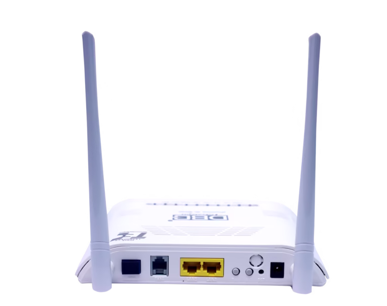 DBC HGU-V210-2N XPON Single Band ONU | WiFi Router with Voice Support | 300 Mbps N300, 2 LAN Ports, FTTH ONT Modem (White) 2