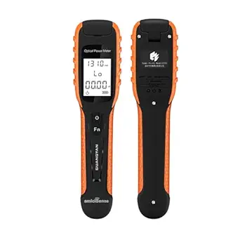 Optical Fiber Meter, 800~1700nm Rechargeable Wave Tester with Inbuilt LED Flashlight,with SC, ST, FC Interface