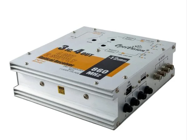 Optivison CATV OPTICAL RECEIVER NODE 3IC 4OUT Model 5050 3