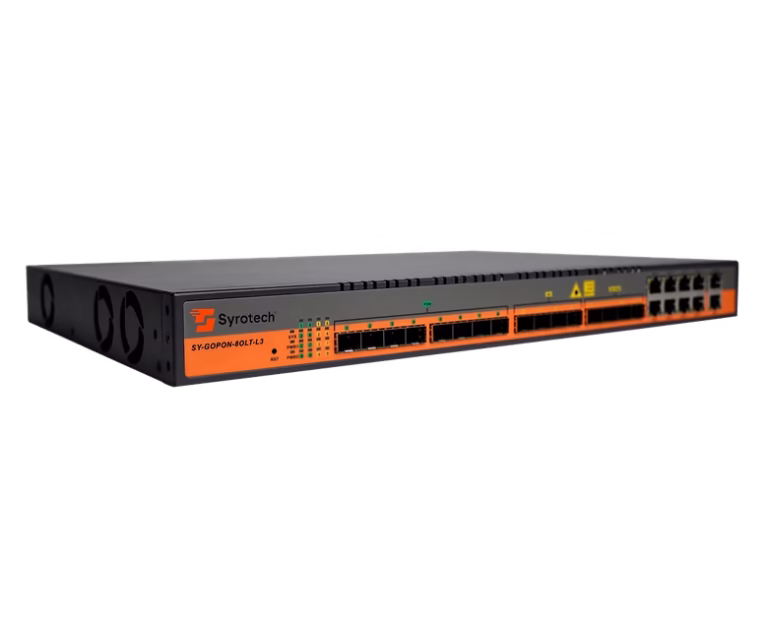 SYROTECH EPON OLT – 8 Port L3 Rackmount OLT with 512 ONU Support 2