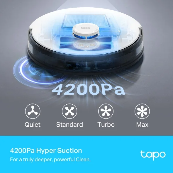 Robot Vacuums Tapo RV30 Plus New LiDAR Navigation Robot Vacuum & Mop 2