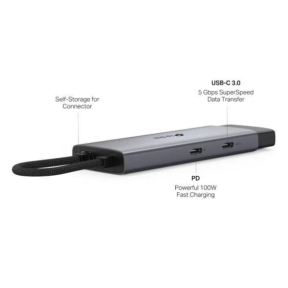 TP-Link UH5020C USB Type-C 5-in-1 Hub – 4K HDMI, USB 3.0 Ports, SD/TF Card Reader, Plug & Play Adapter for Laptops and Tablets 2