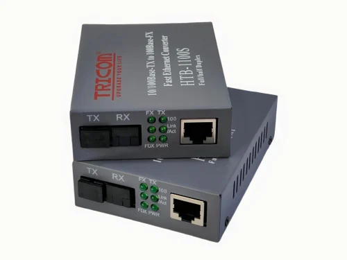 TRICOM Media Converter HTB-1100S- 10/100 Mbps Single Fiber 20 km