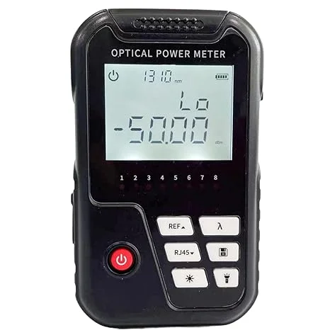 Optical Power Meter OPM+VFL 3 in 1 Fiber with Laser Light FC/SC, LAN Tester Rj45 Cable Tester -50~+26dBm.