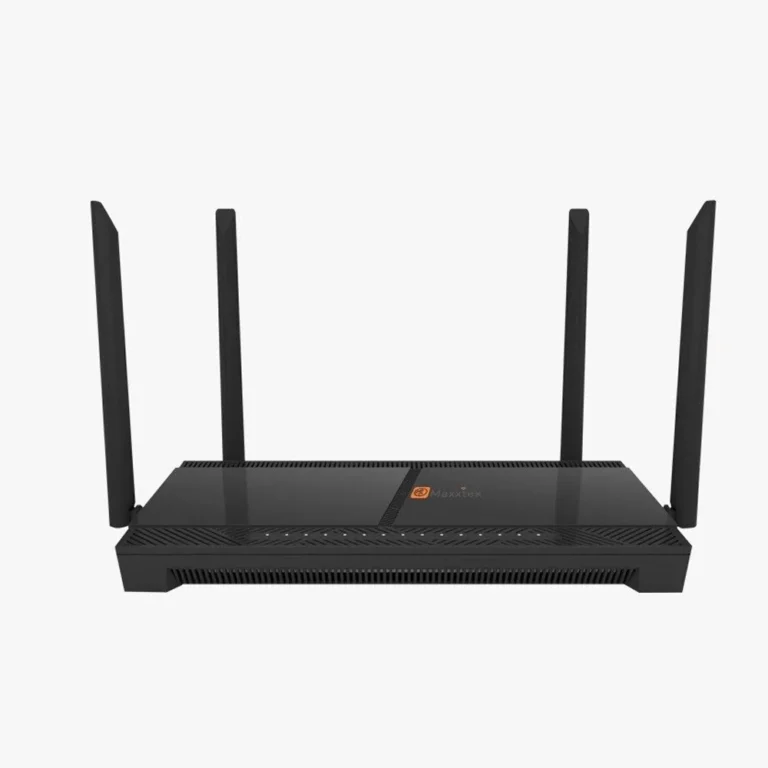 Maxxtek EC4342Z AX1800 GPON ONT | Dual Band Wi-Fi 6 Router with 6 Ports & WPA2 Security