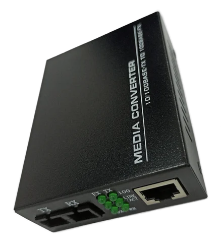 TRICOM Fiber Media converter 10/100 Single Mode Dual Fiber 20KM 3