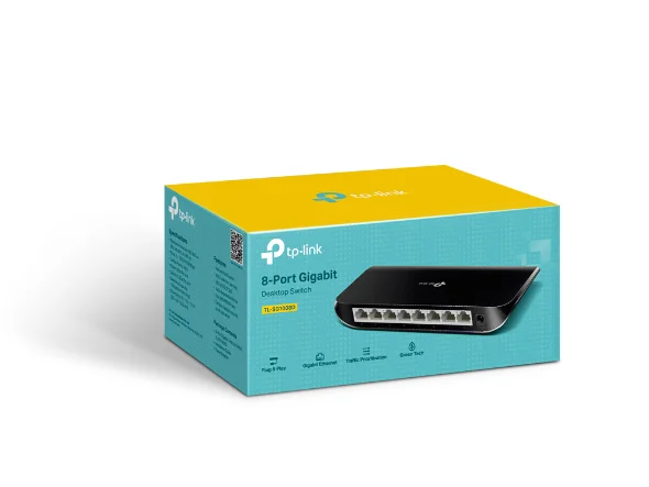 TP-Link Desktop Switch TL-SG1008D 8-Port Gigabit Switch 10/100/1000Mbps unmanagable switch 5