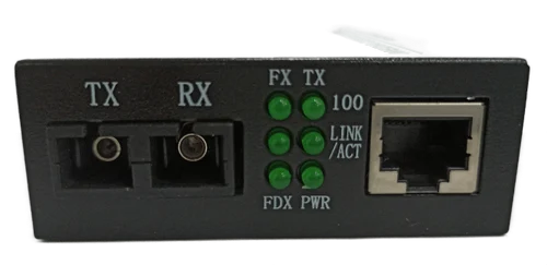 TRICOM Fiber Media converter 10/100 Single Mode Dual Fiber 20KM 2
