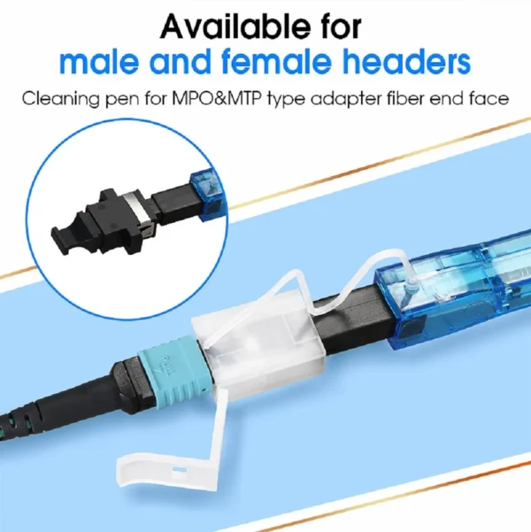 FACE Cleaning Pen Cable – MPO/MTP Fiber Optical Face Cleaner, 600+ Uses 2