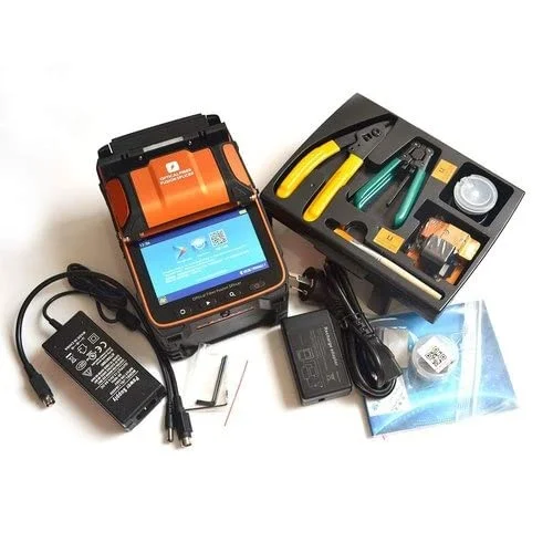 Signal Fire AI-9 Fusion Splicer – 6-Motor Core Alignment, 5s Splicing, 15s Heating, Auto Focus, Waterproof & Shockproof Optical Fiber Splicing Machine 6