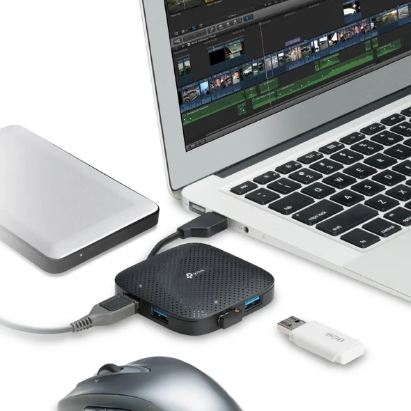 TP-Link USB Adapter UH400 USB 3.0 4-Port Portable Hub 5