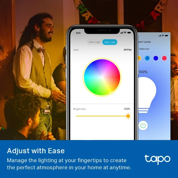 Smart Wi-Fi Light Bulb, Multicolor Tapo L530B 3