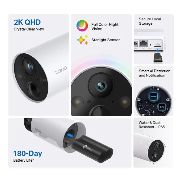 Smart WiFi Cameras TP-Link Tapo C420S1 2