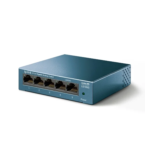 Desktop Switch TP-Link LS105G 5-Port 10/100/1000Mbps 2