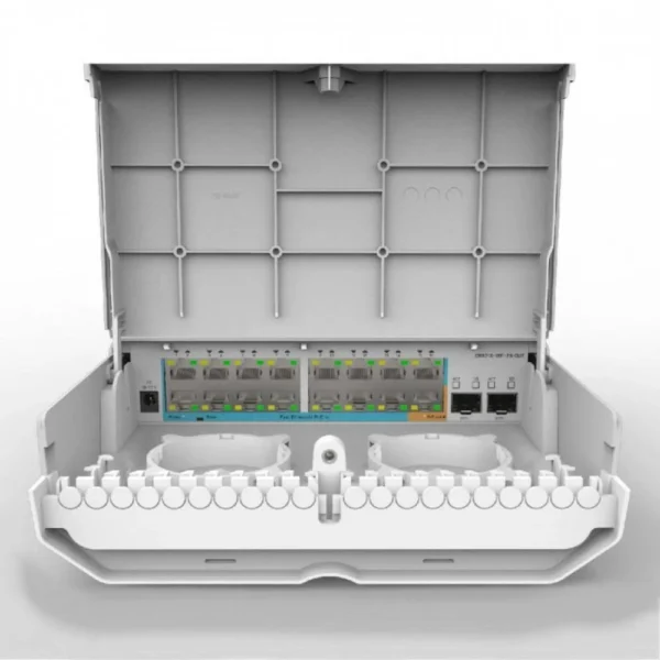 MikroTik CRS318-16P-2S+OUT netPower Outdoor-16 Gigabit PoE-Out Ports 2 SFP+ Ports 4