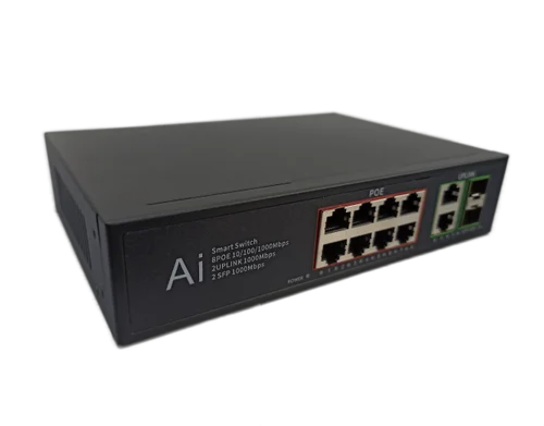 Tricom POE Switch 8+2+2 SFP All Port POE Gigabit Switch 3