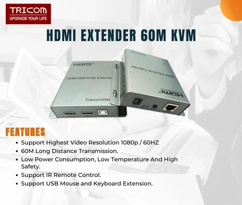 TRICOM 4K HDMI Extender 120 Meter