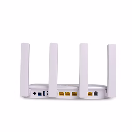 SYROTECH XPON ONT SY-GPON-4010-AX1500 XPON WiFi 6 ONT | 4GE + 1 POTS + USB 3.0 | Dual Mode (EPON/GPON) 2