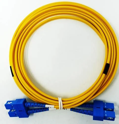 Syrotech Single Mode SINGLE Fiber Pacth Cord SC/UPC to SC/UPC -CONECTOR 5 MTR (PACK OF 10PCE) 2