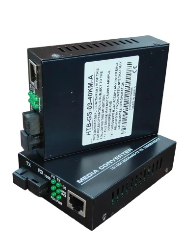 TRICOM 40KM MEDIA CONVERTER SMSF GIGA 3