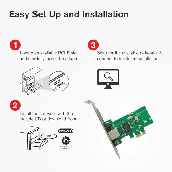 MATCH LB-LINK BL-GP8168 PCI-E adapter  3