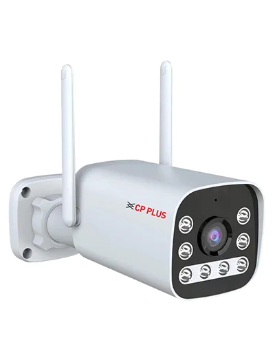 CP PLUS CP-V33G 3MP 4G CCTV Camera | Outdoor Wireless Bullet Camera with Two-Way Audio, Night Vision, IP66