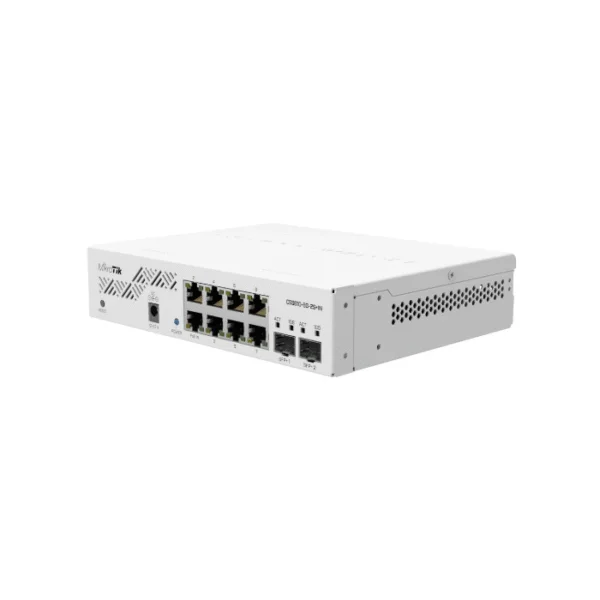 MikroTik CSS610-8G-2S+IN Ultra-Powerful Managed Switch – 8 Gigabit Ports, 2 SFP+