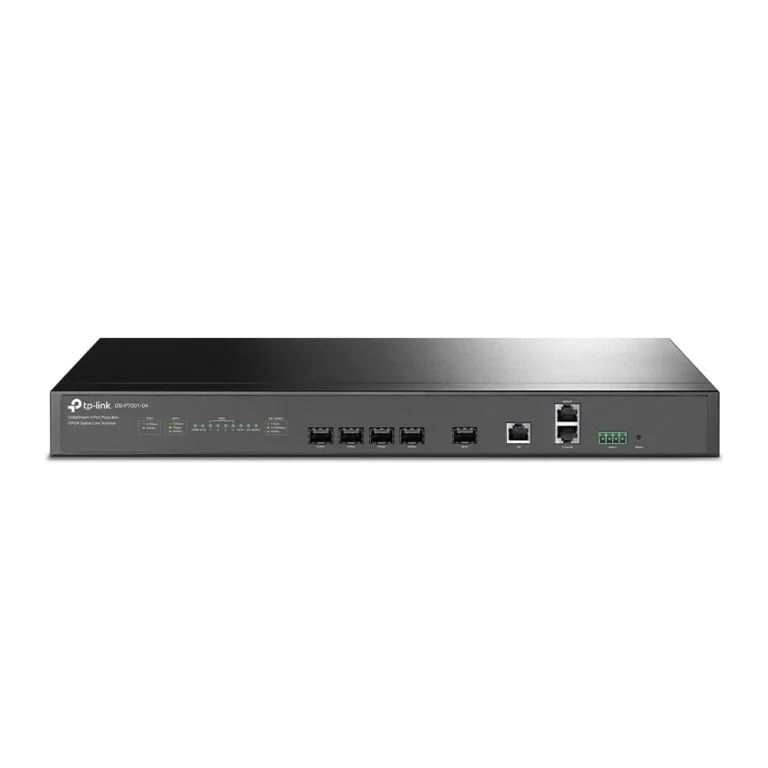 TP-Link 4 Port GPON OLT (DS-P7001-04) – Fully Loaded, L3, Dual Power, SFP PON