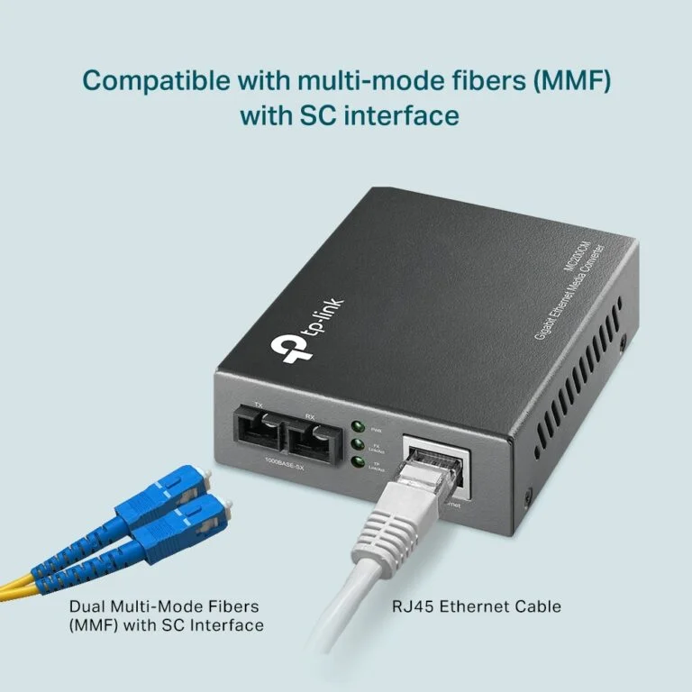 TP-Link MC200CM Gigabit Ethernet Multi-Mode Media Converter for Desktop 5