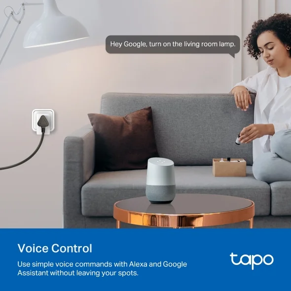 Smart Plugs Mini Smart Wi-Fi Plug, Energy Monitoring Tapo P110 4