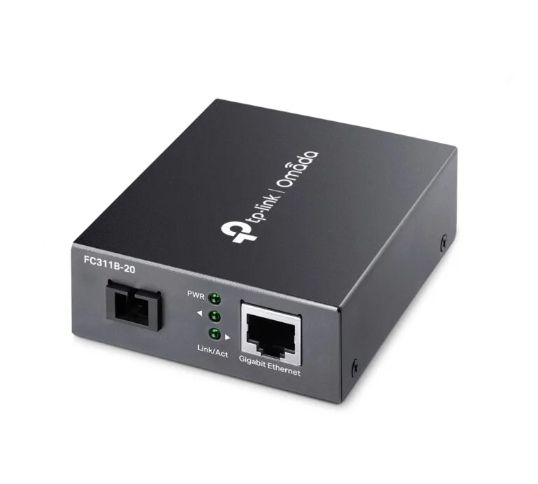 TP-Link TL-FC311B-20 Gigabit WDM Media Converter – Single-Mode SC, 20KM, 1310nm TX / 1550nm RX