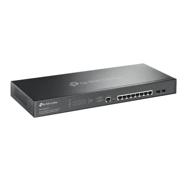 TP-Link TL-SG3210XHP-M2 JetStream 8-Port 2.5GBASE-T and 2-Port 10GE SFP+ L2+ Managed Switch with 8-Port PoE+ 3