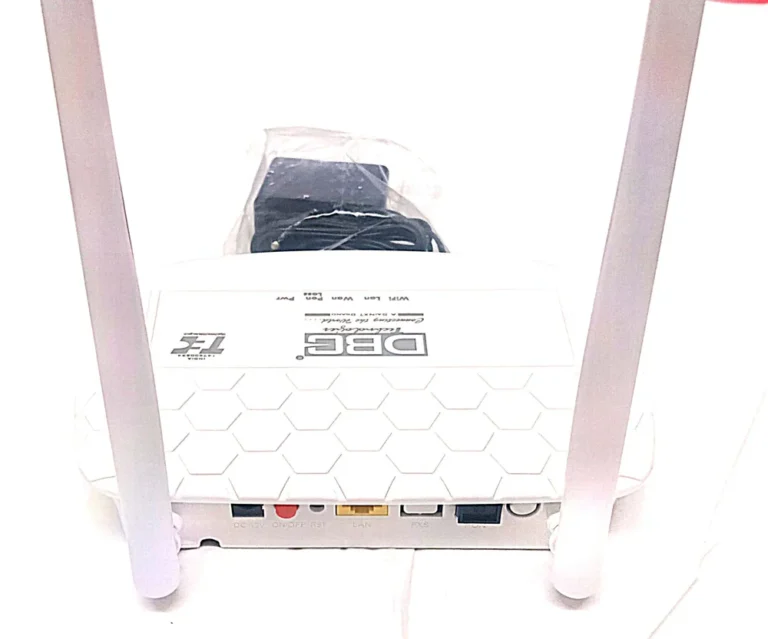 DBC HGU-V100-2N xPON ONU | 300 Mbps Single Band WiFi Modem | 1 LAN Port, 2 Antennas | Compatible with GPON/EPON | 3-Year Warranty (White) 4