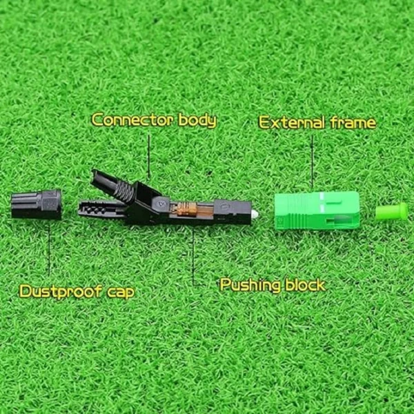SC APC Fiber Optic Fast Terminators Cold Connector (Pack of 20 pce) 2