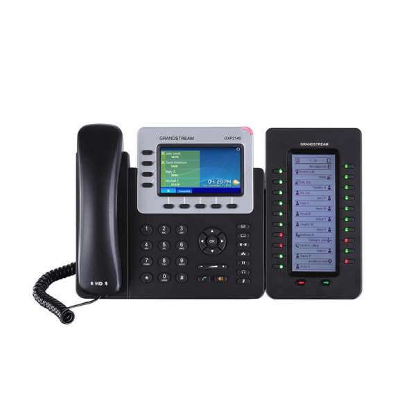 Grandstream Landline GXP2200 EXT Expansion Module – 20 Keys, 128×384 LCD, Supports Up to 160 Extensions