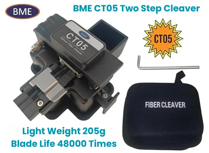 Optical Fiber Cleaver Semi Automatic BME- CT05 Two Step, Blade Life 48000 Times