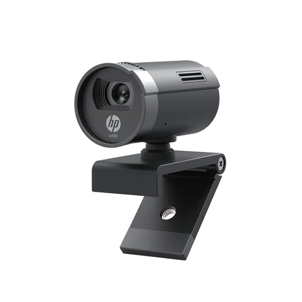 HP w100 Webcam – 480p/30FPS, Built-in Mic, Plug & Play USB, 60° Wide-Angle View 2