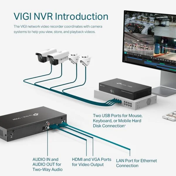 NVR TP-Link VIGI NVR1008H 8 Channel NVR 4