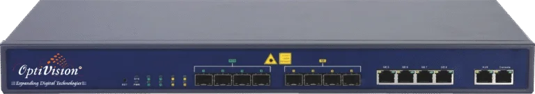 Optivision GPON OLT OV-GO-04 | 4 PON Port Layer3 OLT with Dual Power Supply | Fully Loaded