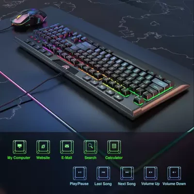 Onikuma G21 Plus CW902 Keyboard and Mouse Combo Set 3