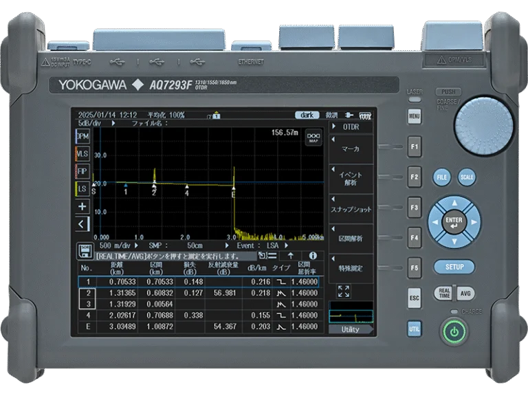 YOKOGAWA OTDR AQ7290 – Advanced Modular Fiber Tester