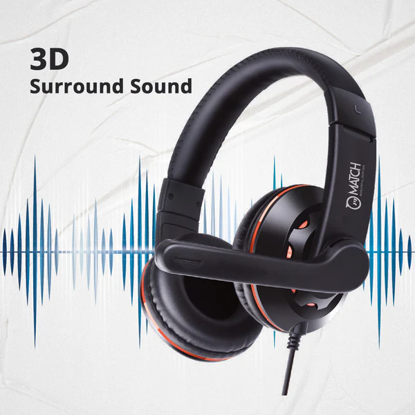 Match LB-LINK M-UH1 USB wired Headphone 4