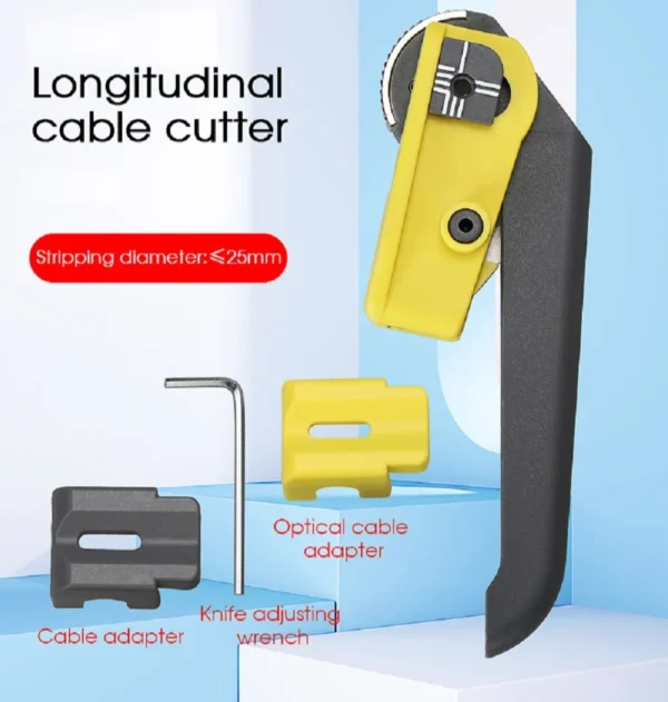 Fiber Optic stripper 0-25mm fiber optic cable opener