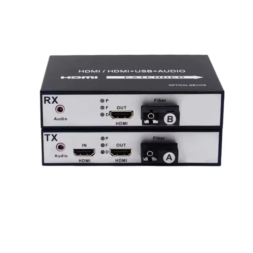TRICOM HDMI TO FIBER CONVERTER WITH AUDIO PORT 2