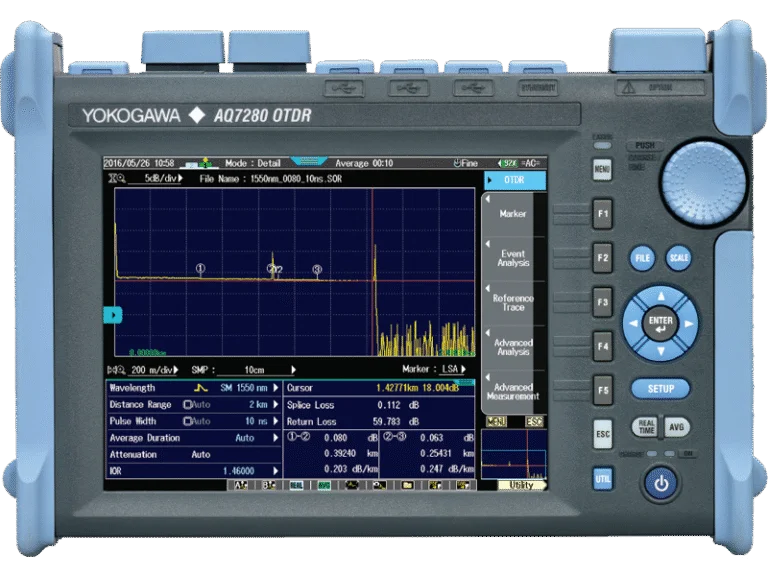 YOKOGAWA OTDR AQ7280 – Modular Fiber Testing Solution